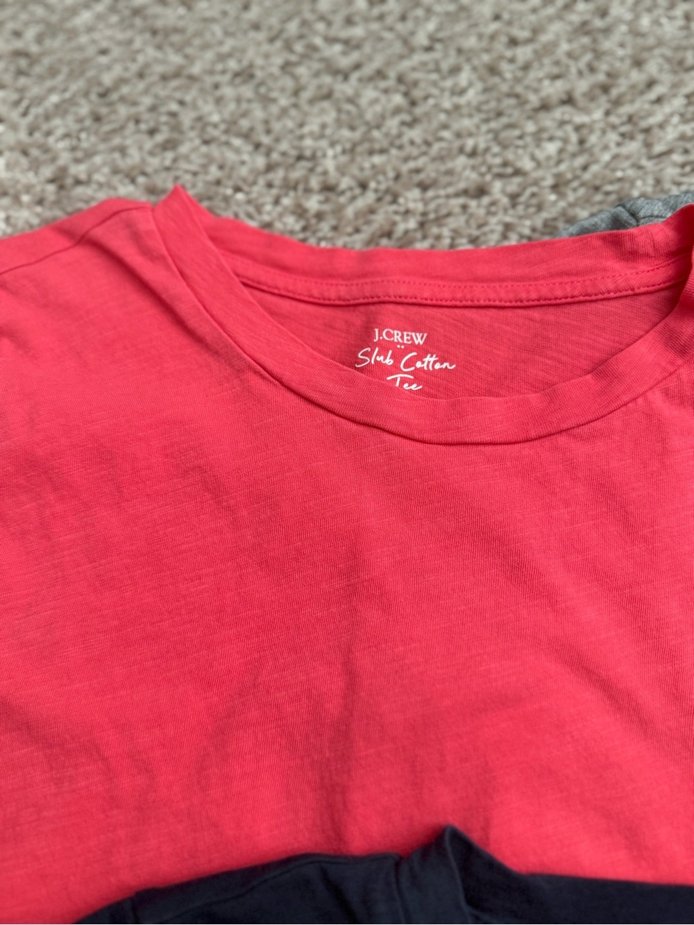 J. Crew Slub Cotton Tee set of 5 - Picture 7 of 7